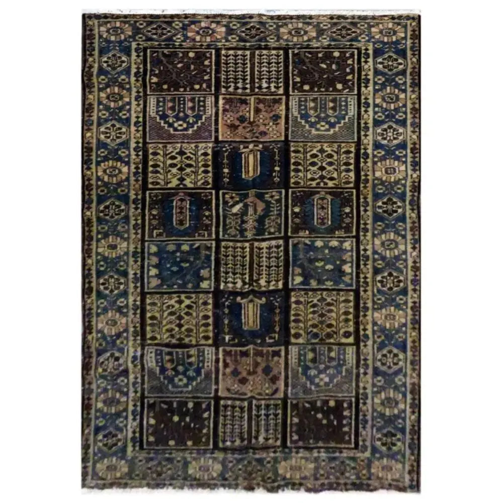 One Of The Kind Persian Bakhtiar Rug 10'11" x 7'10" zandirugs